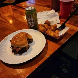 Double, fries, hans pils