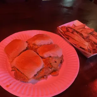 Sliders and fries.  It's a yes for me