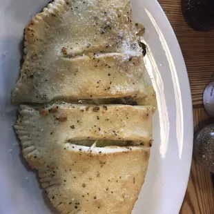 Philly Cheesesteak calzone. Delicious!!!