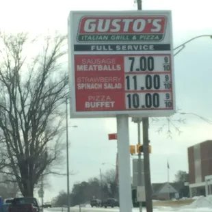 Hilarious sign. Fill &apos;er up!