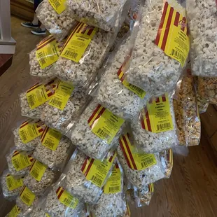 Popcorn in lots of flavors