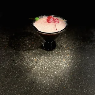 My favorite tonight. Cherry Vanilla espresso martini.  I&apos;m an espresso martini aficionado and this one is very very good.