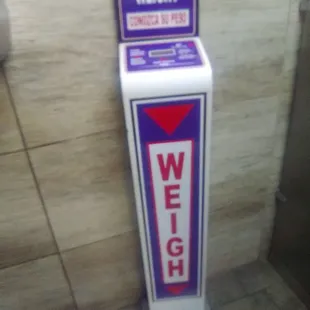 No, I do not want to weigh myself after being on the truck and only eating fast greasy food from truck stops...