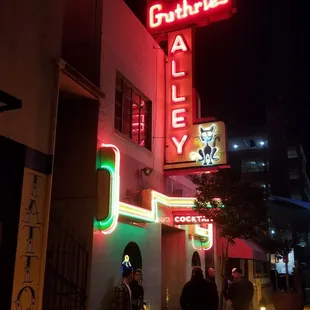 Entrance is on a back alley...How cool is that?