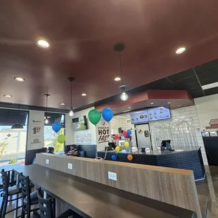 interior, sushi and sashimi