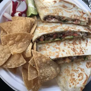 Asada Super Quesadilla