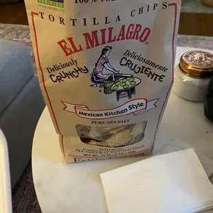 Corn tortilla chips