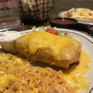 Chimichangas filled with Shredded Beef &amp; Cheese!