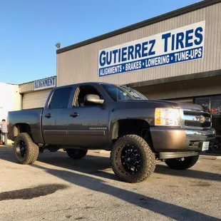 Done @ Gutierrez Tire 6&quot; FTS Lift Kit 20x10 Fuel Wheels 33&quot; Mud Tire