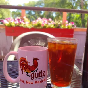 Patio dining preferred. Hot/iced coffee So Good