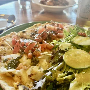 Goat Cheese Quesadilla with chicken