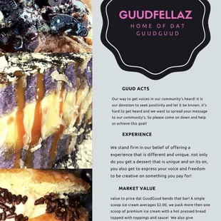 a close up of a dessert