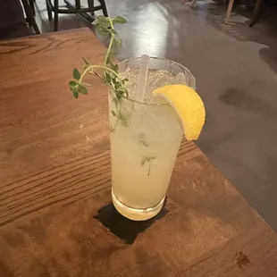 Thyme &amp; Honey gin and tonic