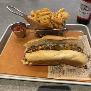 Old Skool Cheesesteak Sandwich