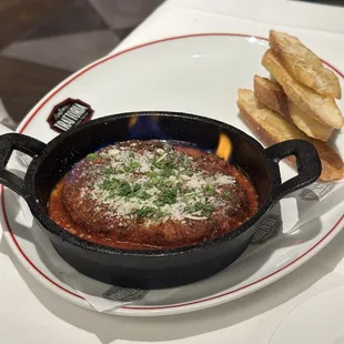 Flaming Cheese appetizer