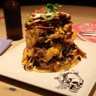 The Famous Trash Can Nachos were delicious!