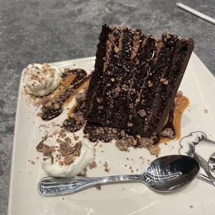 7 layer chocolate whiskey cake