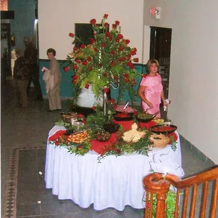 Beautifully Displayed Food Tables