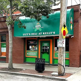 Restaurant Exterior and Takeout Window