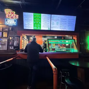 Order at the counter