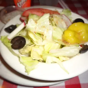 Small House Salad with Italian Dressing