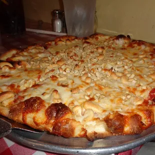 Medium Cheese Pizza with Cashews &amp; Extra Cheese