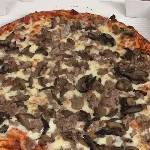 Mushroom and homemade Italian sausage