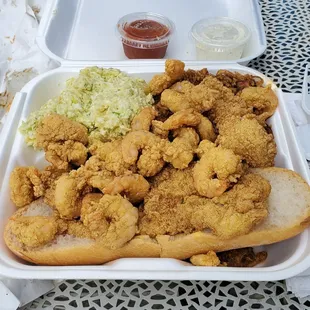 Friday Fried Seafood Platter w 2 Sides