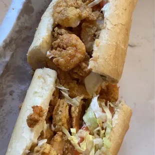 Shrimp po boy