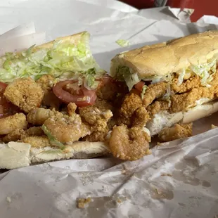 Half shrimp and half catfish