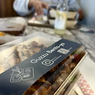 Bento box before we devoured it!