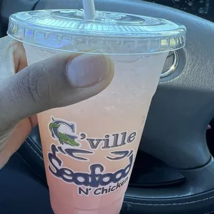 Lemonade and Pink Lemonade mix