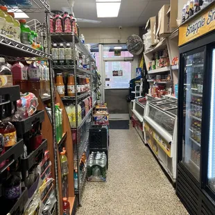 a grocery store aisle
