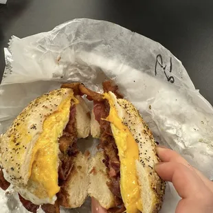 Bacon egg &amp; cheese