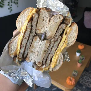 Sausage Egg and Cheese Wrap