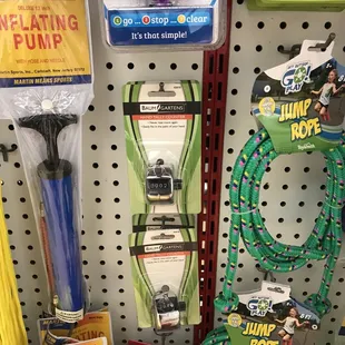 Tally counter, jump rope