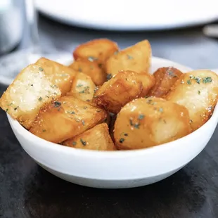 Duck Fat Potatoes, Tarragon Vinegar, Rosemary