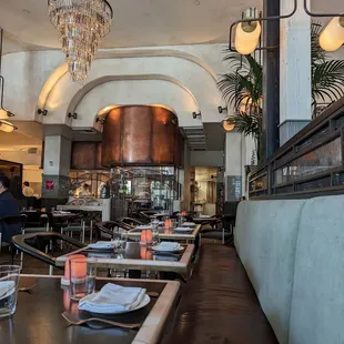 Sometimes you can spot the flames in the kitchen! Gorgeous interior