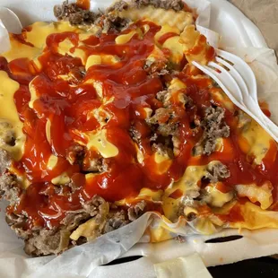 Cheesesteak fries