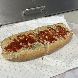 Chicken cheese steak