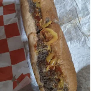 Chicken cheese steak