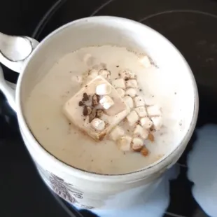 HotChocolate Bomb after milk.