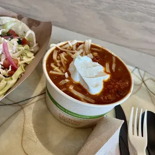 Chili - quite tasty!