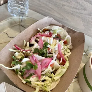 Tacos from the outdoor grill - just okay