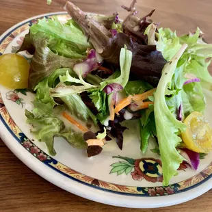 Salad that comes with tacos