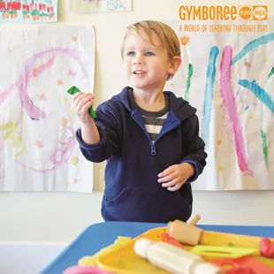 Time to express your artistic ability at Gymboree.