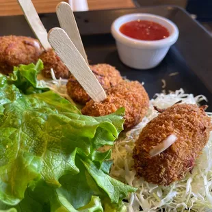 Crab Cake Lettuce Wrap