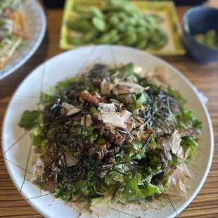 Salmon Skin Salad