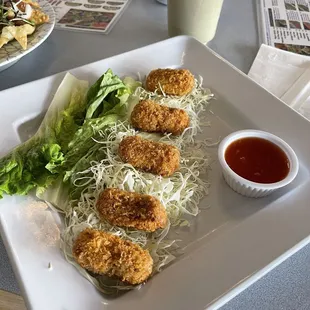 Crab Cake Lettuce Wrap