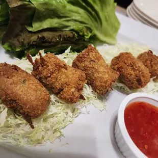Lettuce Wrapped Crab Cakes
